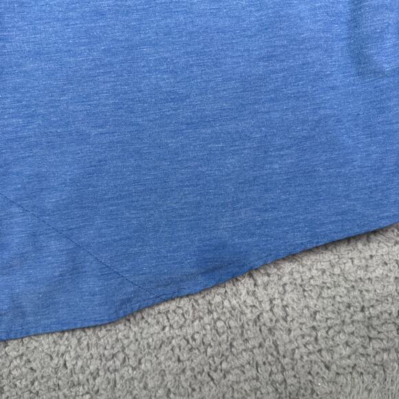 Huk Kona Shirt Mens 3XL Blue Fishing Performance Stretch Button Down Solid - Picture 4 of 9